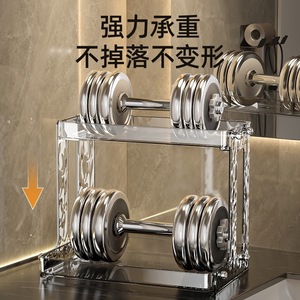 Bathroom Cosmetic Storage Rack 60X70cm 2 Tier Freestanding Durable Rectangular Pet Shelf For Toilet And Bathroom - Product Image 3