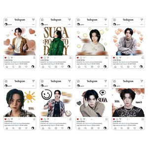 การ์ดโลโม่ใส PVC ของวงไอดอลเคป๊อป บังทันบอยส์ วี จีมิน จิน ชูก้า จองกุก เจโฮป ขายส่ง - Product Image 5