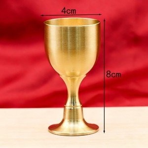 <span class=keywords><strong>Verre</strong></span> à <span class=keywords><strong>vin</strong></span> sur <span class=keywords><strong>pied</strong></span> en laiton, ensemble de <span class=keywords><strong>vin</strong></span> en métal vintage, design minimaliste par Model Baijiu, idéal pour offrir, ornements vintage - Product Image 6