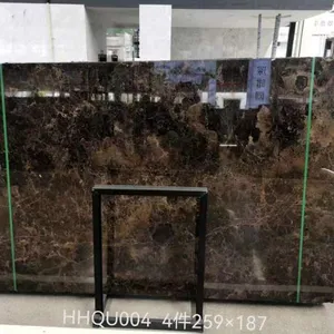 spanish dark emperador brown marble slab natural stone