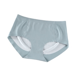 Culottes menstruelles en coton tricoté, anti-fuites, confortables au quotidien, respirantes, écologiques, durables, unies, teintes, douces - Product Image 3