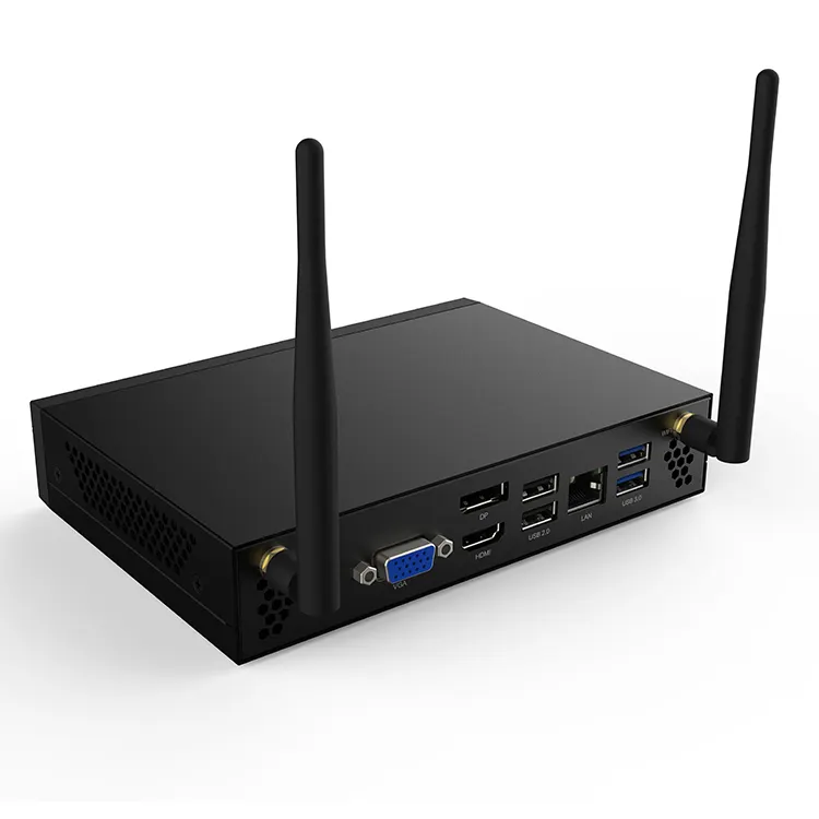 Commercial Use Arm Rk3399 Fanless Tv Mini Pc Android/linux For Digital Sinage And Kiosk 4k HD Monitor