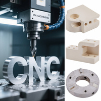 Layanan manufaktur prototipe cepat kustom suku cadang Aluminium mesin penggilingan CNC untuk mesin lilitan otomatis