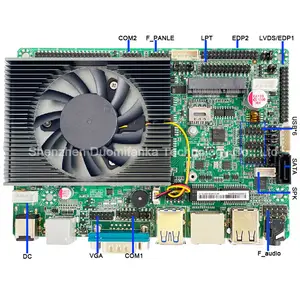 Hot Selling 3.5"mini Size Intel X86 2 Edp Display Cash Drawer Port 4th I3 I5 I7 4200U Motherboard For Pos