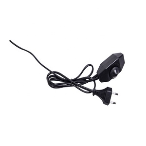CE Được Phê Duyệt AUS EU USA Đèn Muối 2 Pin Cắm Mở Rộng Dây Nguồn <span class=keywords><strong>AC</strong></span> Với Công Tắc Giữ Đèn - Product Image 6