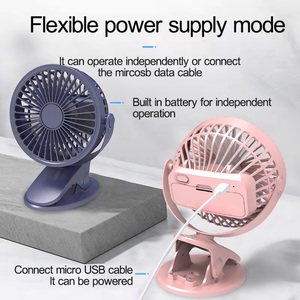 Ventilador Usb portátil para mesas de interior y exterior, ventilador de Clip con velocidad uniforme, regalo, 2022 - Product Image 6