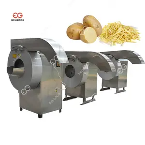 Stainless Steel Manual Industrial Electric Potato Fry Cutter Machine Cassava Strip French Fries Cutting Machine