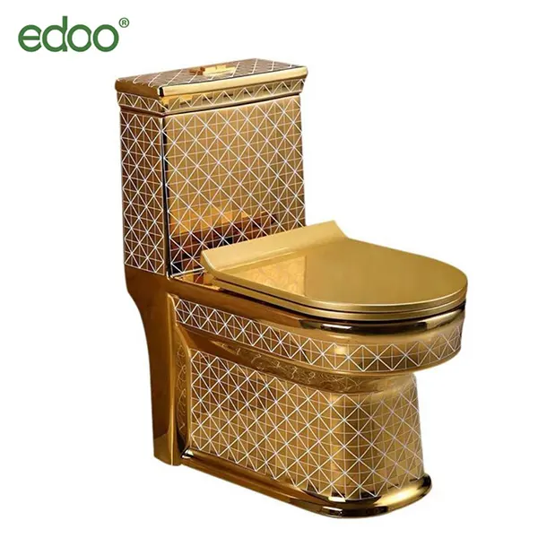sanitary bathroom ware golden color toilet gold wc toilet