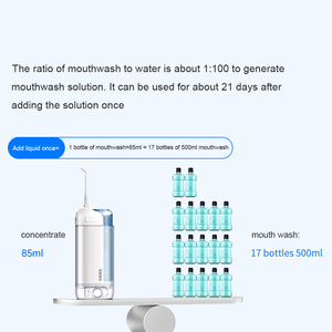 Irrigateur buccal électrique rechargeable étanche IPX7, soins dentaires, effet trois en un, blanchiment, nettoyage, <span class=keywords><strong>jet</strong></span> d'eau - Product Image 3
