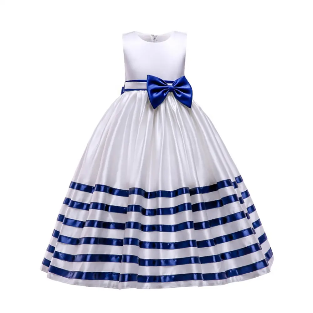 Amazon hot sale high quality new frock designs kids clothes girls boutique casual dress baby girl party dress