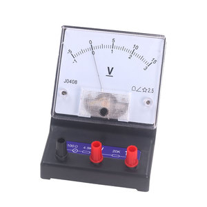 Instrumento de Enseñanza Dejurenhe J0408, Voltímetro de CC de 15V Máx. para Estudiantes de Secundaria/Preparatoria, Medidor de Puntero Duradero - Product Image 1