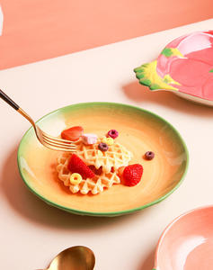 Vente chaude Nouveaux designs populaires Écologique Logo personnalisé <span class=keywords><strong>Mignon</strong></span> Service de table en porcelaine en forme de fruit pour la vente en gros de services de table - Product Image 6