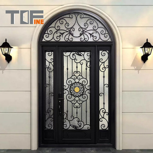 Give $500 Cash <strong>Coupon</strong> Wrought Iron Steel Security Door - Product Image 4
