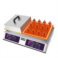 Machine à Soufflés Professionnelle, Appareil à Mochi, Appareil à Takoyaki, Appareil à Crêpes, Plaque de Cuisson Électrique Tendance, avec Extinction Automatique du Gaz