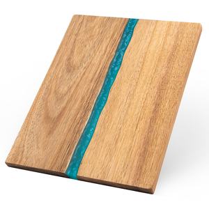 Kustom kayu zaitun akasia dan papan pemotong Resin tahan lama blok pemotong kayu - Product Image 3