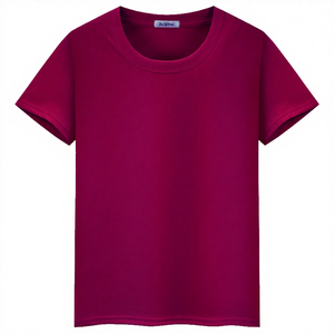 Camisetas de Algodón Jersey al por Mayor con Estampado Personalizado, Lisas Teñidas, Blancas, Negras, Azules, Camisetas en Blanco - Product Image 2