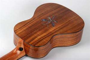 อูคูเลเล่เทเนอร์คอนเสิร์ตขนาด 23 นิ้ว ทำจากไม้โคอา หน้าไม้แท้ บอดี้ไม้โรสวูดฝังมุกอะบาโลน งานฝีมือระดับมืออาชีพ ขาย - Product Image 6