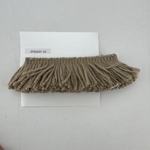 Bordo Ricamato in Tessuto con Nappe Spesse Direttamente dalla Fabbrica - Accessorio per Abbigliamento, Bordatura per Cuscini - Product Image 2