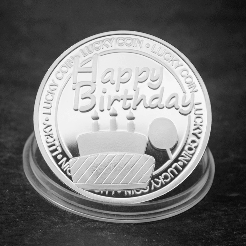 Moneta d'argento compleanno