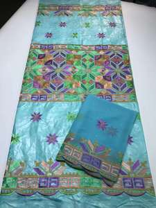 Lưu vực với khăn bông thêu bazin - Product Image 3