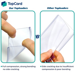 TC 3" X 4" 35pt Protège-cartes Toploaders et pochettes souples pour cartes de sport, MTG, PKM, TCG – Lot de 25 ou <span class=keywords><strong>100</strong></span> unités - Product Image 4
