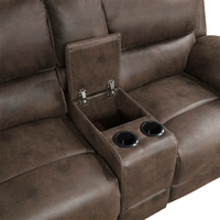 Ensemble de canapés inclinables électriques intelligents OEM personnalisés 3+2+1, fauteuils inclinables en tissu, fournisseur chinois pour salon et home cinéma
