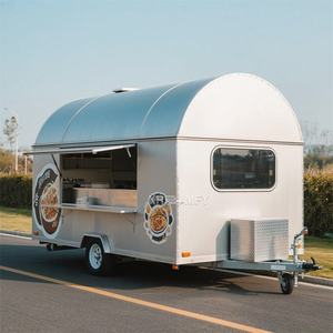 Custom Ice Cream Truck Mobile Coffee Carts Kiosk Cart Catering <b>Small</b> Food Concession Trailer - Product Image 6