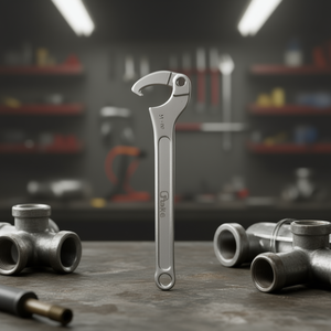 Take Swivel <b>Hook</b> Wrench 50-80mm Square Nose For Pipe Fittings - Product Image 3