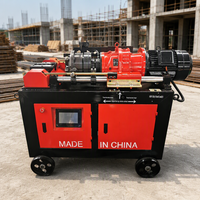 Machine automatique de roulage de filetage pour barres d'acier, machine de déroulage de filetage parallèle pour barres d'armature métalliques