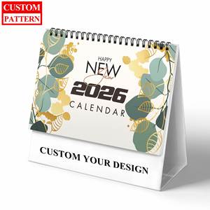 Calendrier personnalisé avec cadre photo, promotion 2027, cadeau de bureau, reliure spirale, impression quotidienne et mensuelle, calendrier mural ou de bureau - Product Image 1