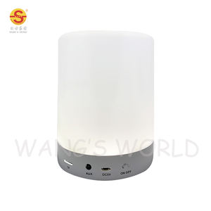 USB Перезаряжаемый Ночной светильник с изменением цвета сенсорный светодиодный ночной Светильник <span class=keywords><strong>Bluetooth</strong></span>-динамик для рабочего стола - Product Image 6