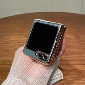 Casing ponsel mewah tahan guncangan untuk Samsung, casing ponsel mewah, penutup magnetis nirkabel pemasangan pada Mobil Samsung Z Flip6 5 4 <span class=keywords><strong>3</strong></span> - Product Image 3