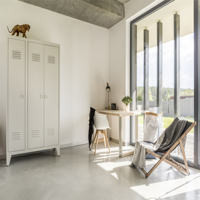 Armoire murale de chambre à coucher, design moderne, penderie pour vêtements, profondeur 400 mm, 3 portes, armoire en bois