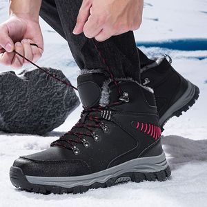 Botas de Nieve para Senderismo al Aire Libre de Talla Grande, Cómodas, Cálidas, Engrosadas, Impermeables, Antideslizantes, Duraderas, para Todas las Estaciones - Product Image 5