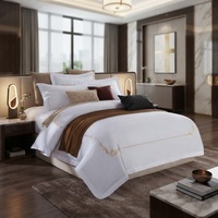 Ensemble de literie de chambre à coucher 100% coton, drap de lit de couleur blanche, taille unique en percale