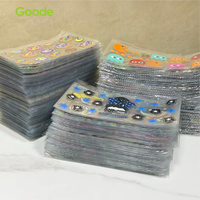 Goode High-end Fashion House Inspired UV DTF pour enveloppes de tasses 16oz, gobelets, motifs de dessins animés 3D en relief, écologiques, imperméables et durables