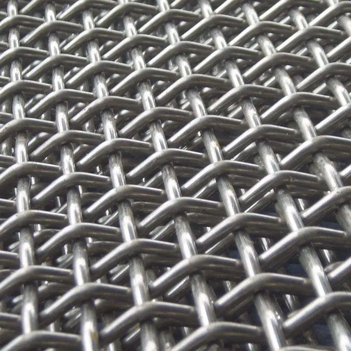 Vibrating Screen Mesh Stainless Steel Quarry Mining Screen Mesh Manganese Steel Crimped Wire Mesh Screen