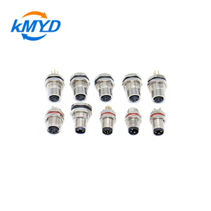 Tùy chỉnh Cáp M8 M12 không thấm nước Hàn PCB bảng điều khiển gắn kết ổ cắm nam nữ cắm 2 3 4 5 6 7 8 12 pin kim loại thông tư nối - Product Image 2