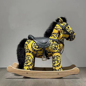 Cartoon-Tier Leichtgewichtiger Schaukelstuhl für Kinder Wohnzimmerstühle Kindermöbel-Sets Modernes Design - Product Image 3