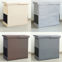 Panier à linge pliable en tissu Oxford 600D, grand format, avec poignées, robuste, capacité supérieure à 35L