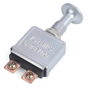 Interrupteur poussoir-tiroir 75 ampères 6-28 V CC pour automobiles et camions - Product Image 1
