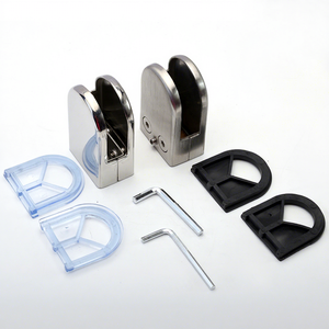 <strong>Architectural</strong> Hardware Handrail Accessories Stair Handrail Bedroom Guard bar Fittings Clip Clamp <strong>Bracket</strong> 12-14mm <strong>Glass</strong> Shelf - Product Image 1