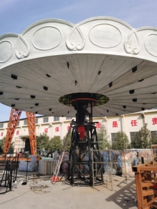 2026 Commercial Luxury Wave <strong>Swing</strong> Ride 360&deg; Gentle Rotation Galvanized Steel Frame Electric Drive for Amusement Park Scenic Spot - Product Image 2