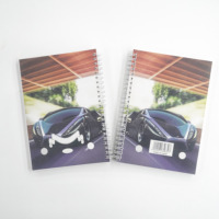 Couverture transparente mate texturée, couverture personnalisée en plastique PP, carnet de notes, agenda, papeterie, carnet à spirales imperméable fabriqué en usine