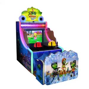 Threeplus, funciona con monedas, Zombie Water Buller, tiro, parque de atracciones, máquina de juego de arcade de tiro