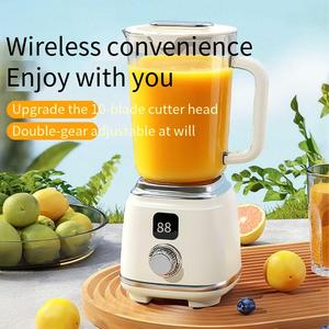 Wireless Citrus <b>Juicer</b> 10 Blade Cutter Head Adjustable Speed Digital Display Countertop Juicing Machine - Product Image 1