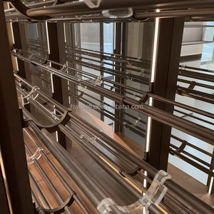 Étagères à vin modulaires de luxe modernes minimalistes de style italien, du sol au plafond, avec éclairage LED pour bar, maison, cave, villa - Product Image 5