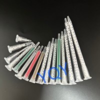Mélangeur adhésif carré en plastique MA06--16 MAQ06-16L buse de mélange statique pour 50ml ABglue, adhésif, collage, époxy