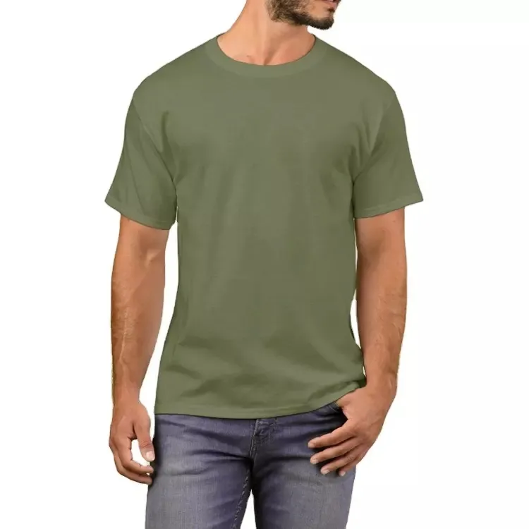 Custom Korte Mouwen 230gsm 100% Katoen Basic Loszittende Mannen T Shirts Vrouwen