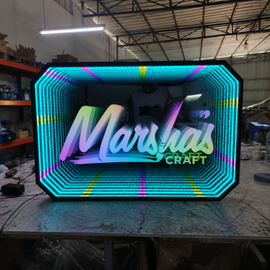 Espejo 3D con Iluminación LED de Efecto Abismo, Personalizable a partir de 1 Pieza, para Decoración de Discotecas, Salas de Juego y Oficinas - Product Image 2